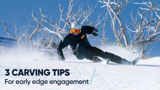 CARVING WITH EARLY EDGE ANGLES | 3 skiing tips from a pro