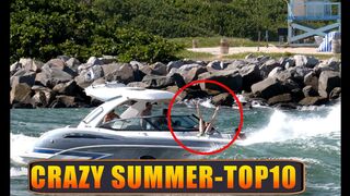 TOP-10 COMPILATIONS OF CRAZIEST SUMMER IN HAULOVER INLET | BOAT ZONE