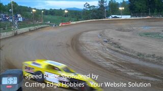 Open Wheel Modified Qualifying at Wartburg Speedway with speed radar gun 5-11-13