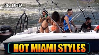 SHE IS FIRE !! MIAMI RIVER GETS WILD !! 8K UHD