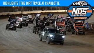 World of Outlaws NOS Energy Drink Sprint Cars Dirt Track at Charlotte, November 5, 2021 | HIGHLIGHTS