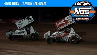 World of Outlaws NOS Energy Drink Sprint Cars Lawton Speedway, October 29, 2021 | HIGHLIGHTS