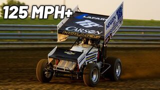 The Fastest (125MPH) And Largest Dirt Track We Have Ran Yet! (410 Sprint Car)