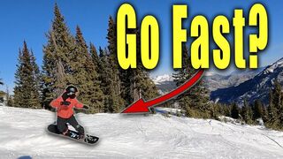 How To snowboard Fast On Bumpy and off Piste terrain