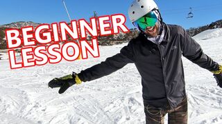 Beginner Snowboard Lesson - Heels, Toes & Straight