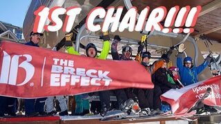 BRECKENRIDGE OPENING DAY 2019!  FIRST CHAIR!