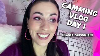 CAMMING VLOG DAY 1 • My First Day As A Webcam Model