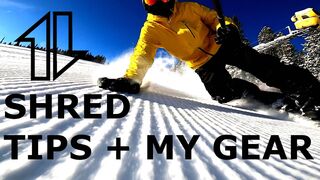 Snowboard Carving and Buttering Tips + Two of my favorite pieces of Snowboard Gear.