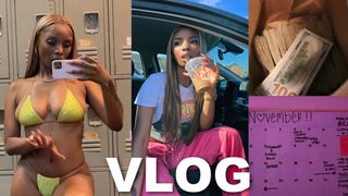 Stripper Vlog: Night Routine After Work + Releasing Negative Energy + Money Goals For This Month