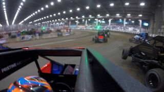 ONBOARD | Chris Windom Lucas Oil Chili Bowl Midget Nationals January 11th, 2021