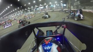Christopher Bell Lucas Oil Chili Bowl Midget Nationals #VIROC10 Jan. 9th 2018 | ONBOARD