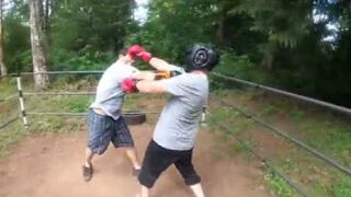 Mozes vs Jaren (sparring)