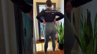 AMAZING TIKTOK LEGGINGS #tiktokleggings #shorts #leggings #gymleggings #amazon #tryonhaul #new