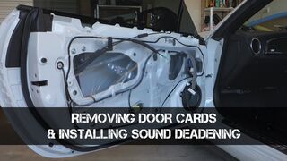 How to Remove BRZ/86/FRS Door Cards and installing Speakers/Sound Deadening