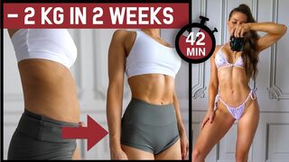 Lose 2kg in 2 Weeks ???? 14 Day "At-Home" Weight Loss Workout Challenge!
