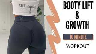 10 MIN BOOTY LIFT & GROWTH | 28 DAY BOOTY CHALLENGE | DAY 1