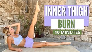 10 MIN. INNER THIGH WORKOUT - tighten & slim the inner part of your thighs |No Equipment| Mary Braun
