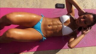 Crunches!! Sit-UPs!! 10 Minutes Sexy Bikini Abs Workout