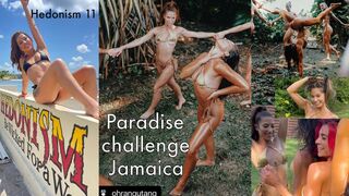 JAMAICA MODELING VLOG {Paradise Challenge} - bikini beach yoga & goddess jungle Bts