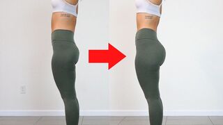 ROUNDER BUTT & SLIMMER ABS with Simple Home Exercises | Try It Every Day