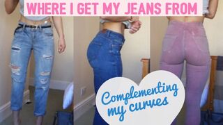 WHERE I GET MY JEANS FROM | TRY ON! | Complementing my curves