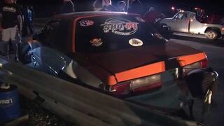 MUSTANG FINISH LINE CRASH