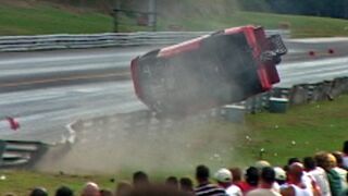 Terrible wreck - $200k GTO Explodes!!!