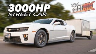 3,000hp ZL1 Camaro, Trailer Burnouts, LOW 7 second Passes! (RaceWeek | Day 4)