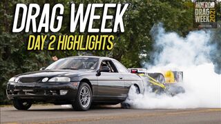 Trailer Burnouts are BACK, 9 second DSM's, & MORE! (Hot Rod Drag Week: Day 2)