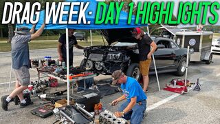 Rebuilding a motor on the SIDE of the INTERSTATE (Hot Rod Drag Week: Day 1)