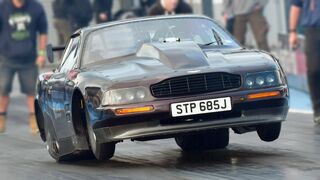 Aston Martin Drag Car - Beauty meets BEAST!
