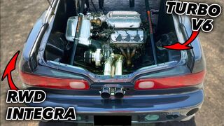 Rear Engine Integra DOMINATES v8’s on the STREET!