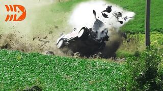 MASSIVE CRASH Adrien Fourmaux - Ypres Rally Belgium 2021