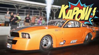 NITROUS Mustang BLOWS UP Motor and WINS $4,000!