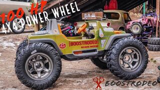 Delivering The 100hp 4x4 Jeep Power Wheel To Grind Hard Plumbing Co.