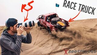 Testing The Canon R5 In The Dunes On The Race Truck