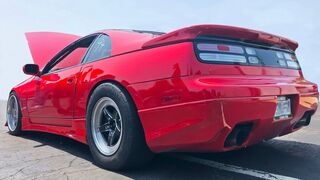 Nissan 300ZX SURPRISES muscle cars on the STREET!