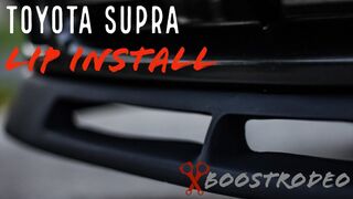 How to Install a Bomex Replica Lip on a MKIII Supra + Review