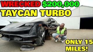 I Found The Worlds CHEAPEST Porsche Taycan TURBO, the $200,000 Tesla killer