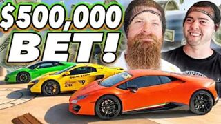The HALF MILLION Dollar bet - Fred vs Vehicle Virgins