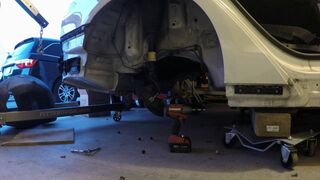 Timelapse Stripping Tesla Model S Shell