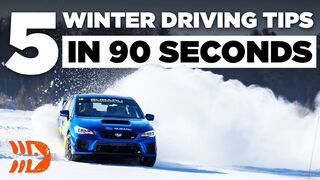 Top 5 Winter Driving Tips in 90 SECONDS