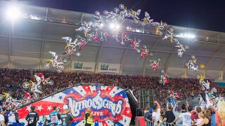 Travis Pastrana Double Flips First Time in 4 Years | Side by Side with Sheeny