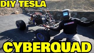 Building a Tesla cyberquad out of a cheap ATV