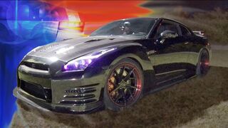 800hp GTR gets PULLED OVER while STREET RACING!