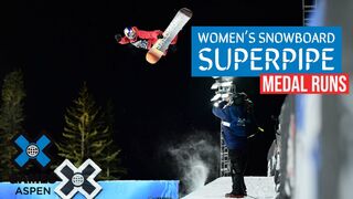 MEDAL RUNS: Monster Energy Women’s Snowboard SuperPipe | X Games Aspen 2021