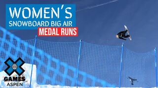 MEDAL RUNS: Pacifico Women’s Snowboard Big Air | X Games Aspen 2021