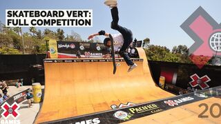 Pacifico Skateboard Vert: FULL COMPETITION | X Games 2021
