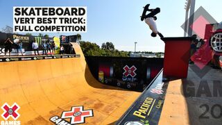 Pacifico Skateboard Vert Best Trick: FULL COMPETITION | X Games 2021