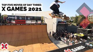 TOP 5 MOVES OF DAY 3: Tony Hawk, Gui Khury, Sky Brown | X Games 2021
